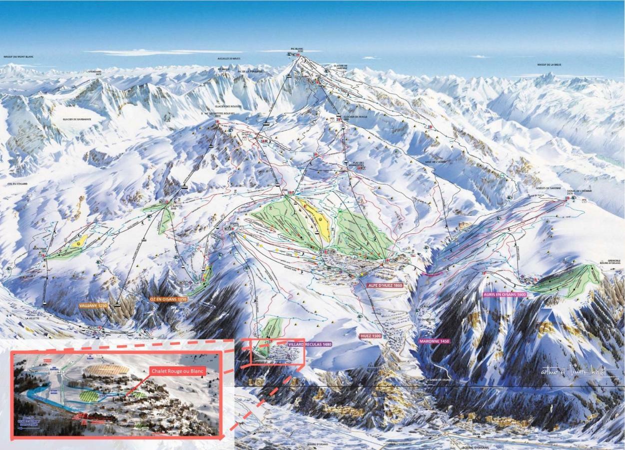 Chalet Rouge Ou Blanc Villard-Reculas Exterior foto